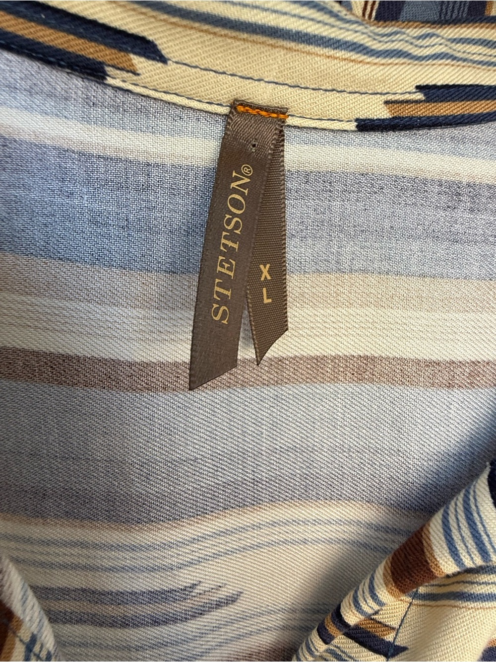 STETSON- Western Dress Blue XL - Picture 6 of 16